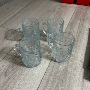 Princess House Coffee Mugs Set of 4